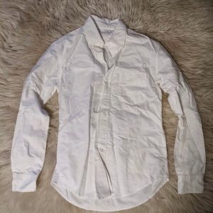 White oxford shirt dress everlane